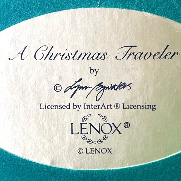 Lenox "A Christmas Traveler" Santa Claus Figurine Lynn Bywaters Cardinal Birds - Picture 8 of 16